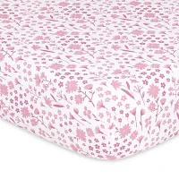 The Peanutshell Daisy 4-pc. Crib Sheet