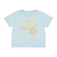 Levi's Big Girls Round Neck Short Sleeve Graphic T-Shirt