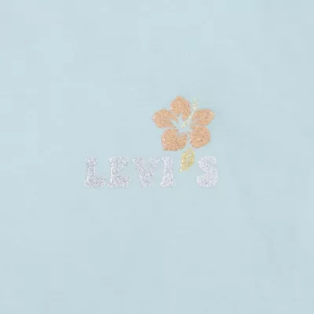 Levi's Big Girls Round Neck Short Sleeve Graphic T-Shirt