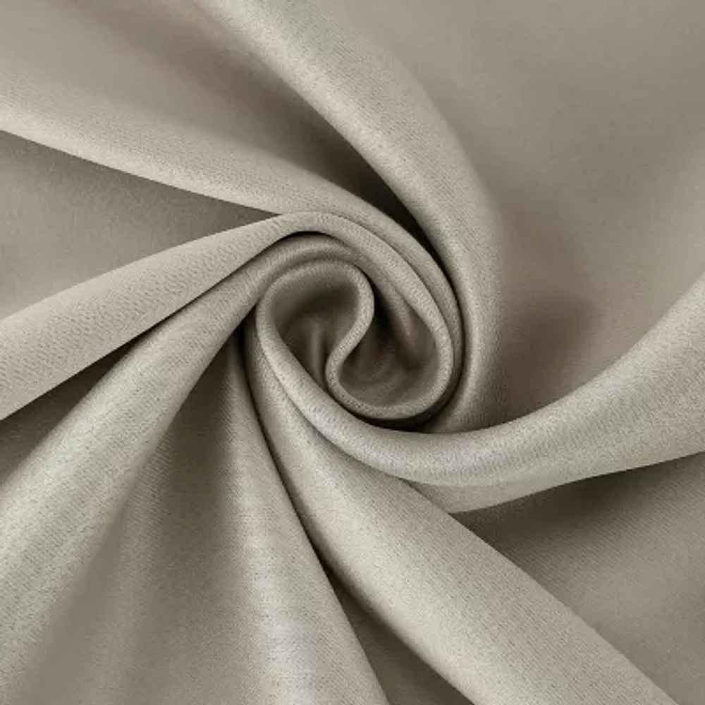 Sun Zero Percy Solid Energy Saving 100% Blackout Grommet Top Single Curtain Panel