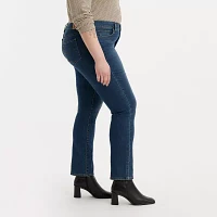 Levi's Plus Womens Mid Rise 314 Straight Leg Jean