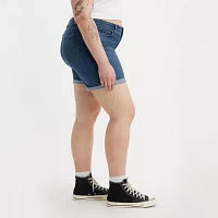 Levi's Womens Mid Rise Denim Short-Plus