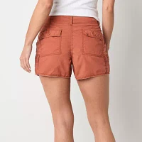 a.n.a Womens Mid Rise Stretch Fabric Cargo Short