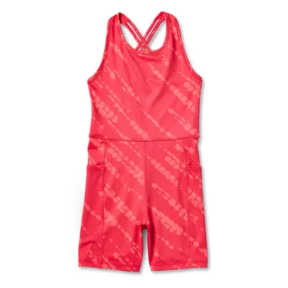 Xersion Little & Big Girls Sleeveless Bodysuit