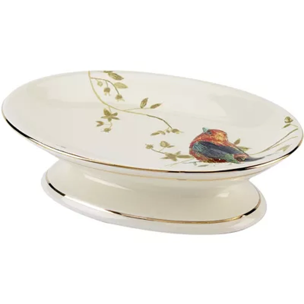 Avanti Gilded Birds Bath Soap Dish