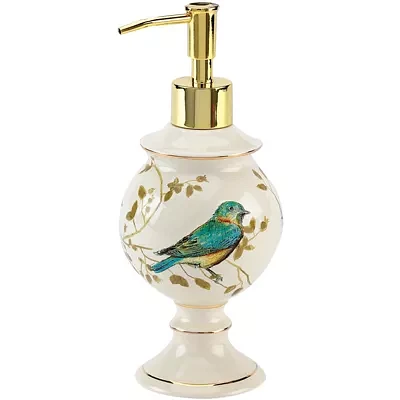 Avanti® Gilded Birds Bath Soap/Lotion Dispenser