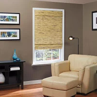 Burnout Bamboo Cordless Roman Shade