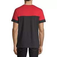 Akademiks Mens Crew Neck Short Sleeve Pocket T-Shirt