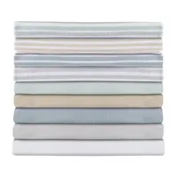 Linery Cotton Stripe Flannel Wrinkle Resistant Sheet Set