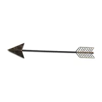 Cheungs Large Decorative Arrow With Solid Point Metal Wall Art