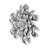 Cheungs Galvanized Flower Metal Wall Art