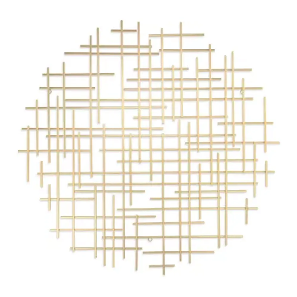 Iquara Large Round Metal Wall Art