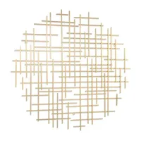 Iquara Large Round Metal Wall Art