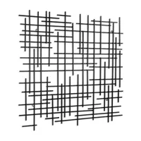 Iquara Small Square Metal Wall Art