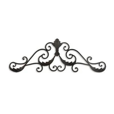 Cheungs 32" Horizontal  Décor With Overlapping Wave Accents Metal Wall Art