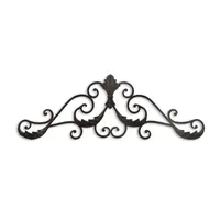 Cheungs 32" Horizontal  Décor With Overlapping Wave Accents Metal Wall Art