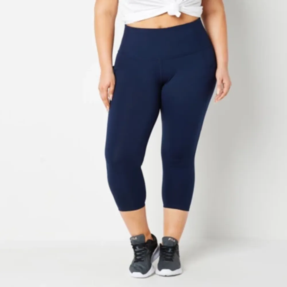 Xersion Move Womens High Rise Quick Dry Cropped Legging