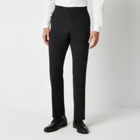 Collection By Michael Strahan Mens Windowpane Classic Fit Flat Front Suit Pants