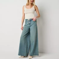 a.n.a - Tall Womens Low Rise Wide Leg Jean