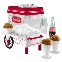 Nostalgia SCM550COKE Coca-Cola Snow Cone Maker & Shaved Ice Storage