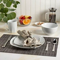 Tabletops Gallery® Logan 16-pc. Ceramic Dinnerware Set