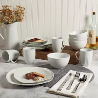 Tabletops Gallery® Logan 16-pc. Ceramic Dinnerware Set