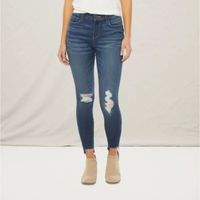 a.n.a Womens High Rise Ripped Jegging