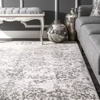 nuLoom Floral Damask Rosemary Rug