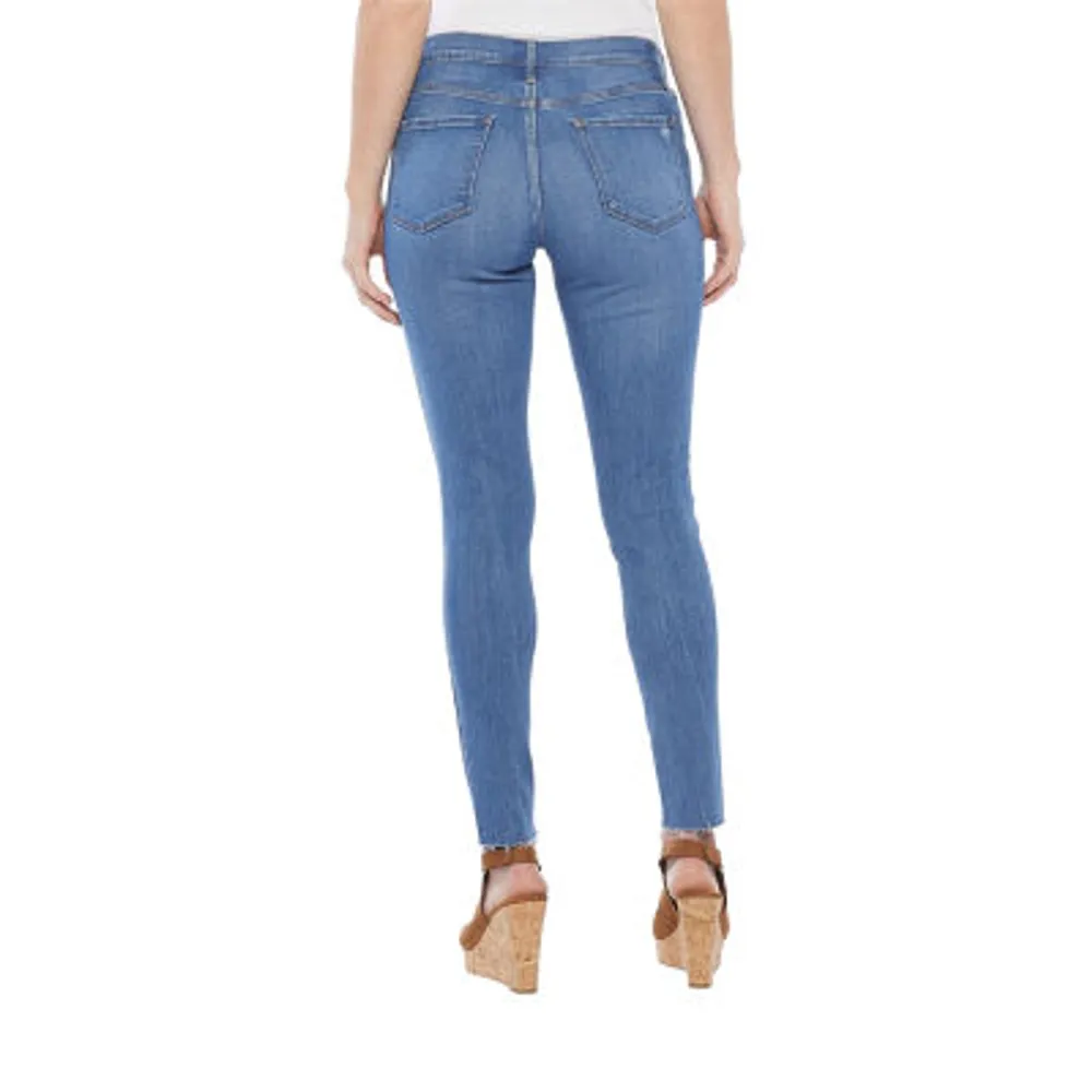a.n.a Womens High Rise Ripped Skinny Fit Jean