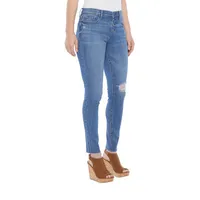 a.n.a Womens High Rise Ripped Skinny Fit Jean