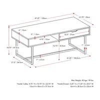 Living Room Collection 1-Drawer Coffee Table