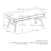 Living Room Collection Storage 1-Drawer Coffee Table