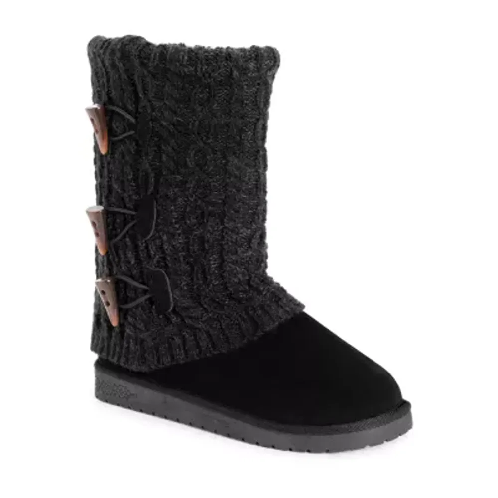 Muk Luks Womens Cheryl Flat Heel Dress Boots