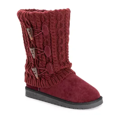 Muk Luks Womens Cheryl Flat Heel Dress Boots