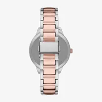 Geneva Ladies Womens Crystal Accent Two Tone Bracelet Watch Fmdjm278