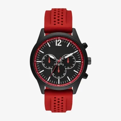 Mens Red Strap Watch Fmdjo288