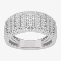 Mens 1 1/4 CT. T.W. Genuine White Diamond or Yellow 10K Gold Fashion Ring