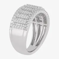 Mens 1 1/4 CT. T.W. Genuine White Diamond or Yellow 10K Gold Fashion Ring