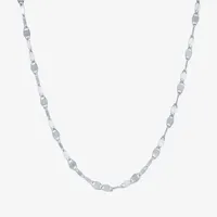 Yes, Please! Womens 2-pc. Diamond Accent Mined White Diamond Sterling Silver Cross Necklace Set