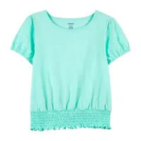 Carter's Little & Big Girls Crew Neck Short Sleeve T-Shirt