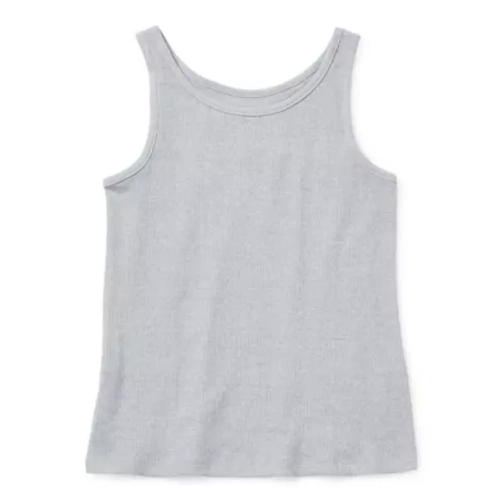 Thereabouts Little & Big Girls Crew Neck Tank Top