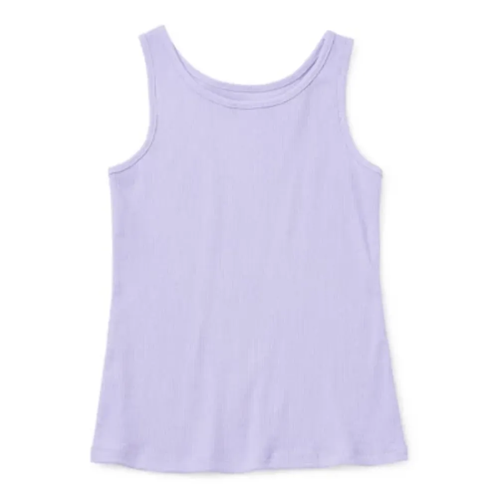 Thereabouts Little & Big Girls Crew Neck Tank Top