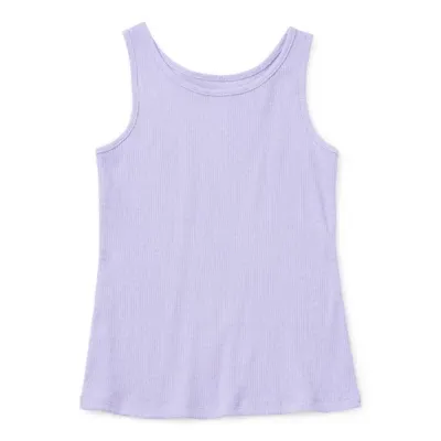 Thereabouts Little & Big Girls Crew Neck Tank Top