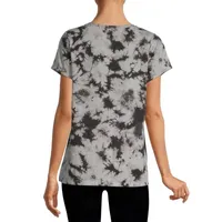 Xersion Womens Crew Neck Short Sleeve Graphic T-Shirt