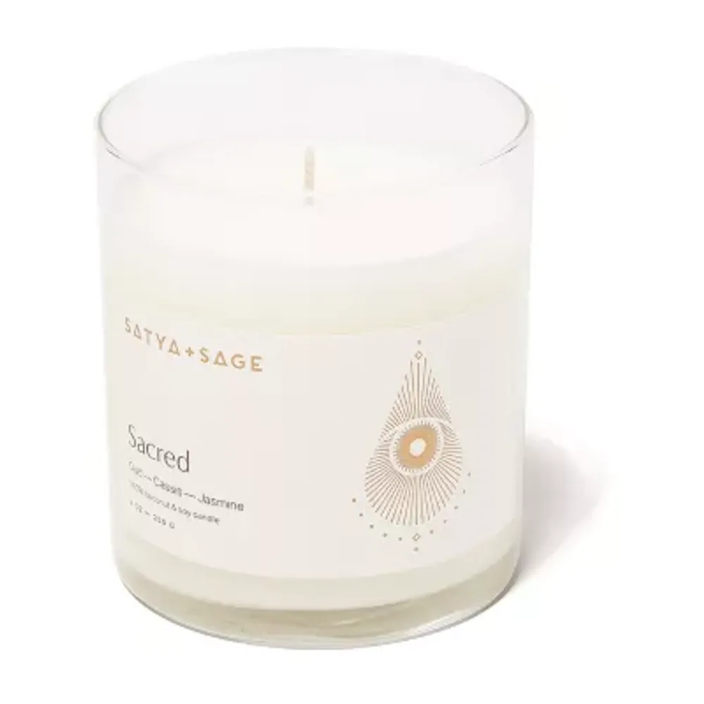 Satya & Sage Sacred Natural Soy + Coconut Jar Candle