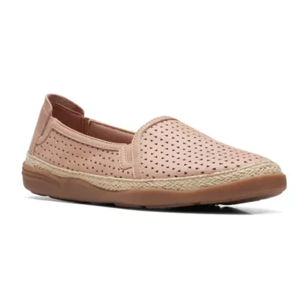 Clarks Womens Elaina Ruby Slip-On Shoe