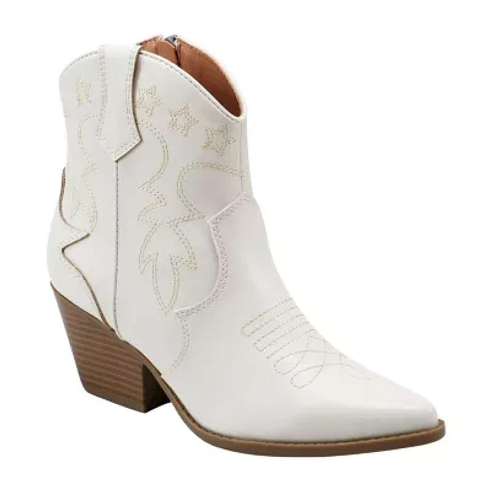 Indigo Rd. Womens Adeleo Stacked Heel Cowboy Boots
