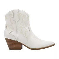 Indigo Rd. Womens Adeleo Stacked Heel Cowboy Boots