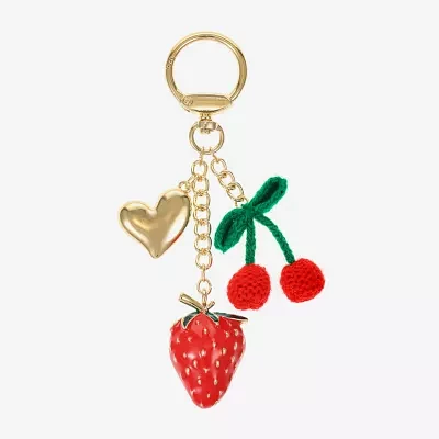Bijoux Bar Cherries Heart Bag Charm