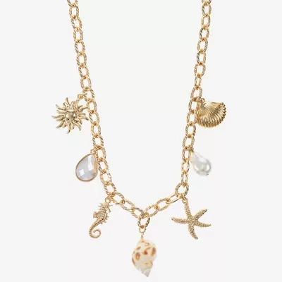 Bijoux Bar Gold Tone Collar Necklace